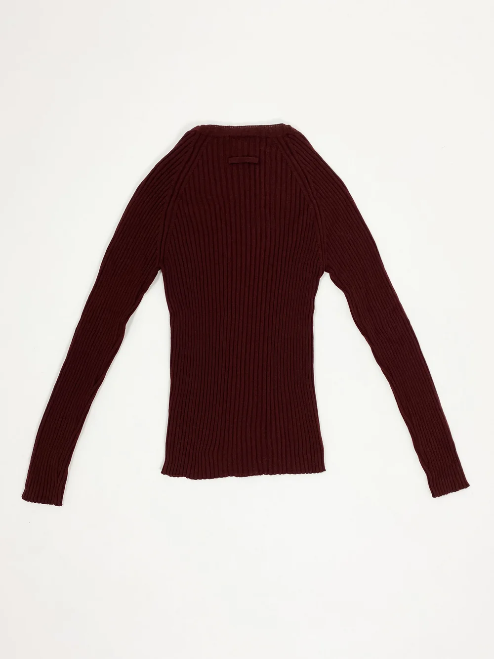 Jean Paul Gaultier leather lace up panel sweater — JAMES VELORIA